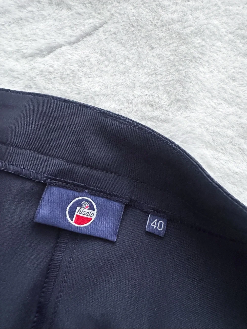 Fusalp Trousers Pants Navy Blue Zip Pocket